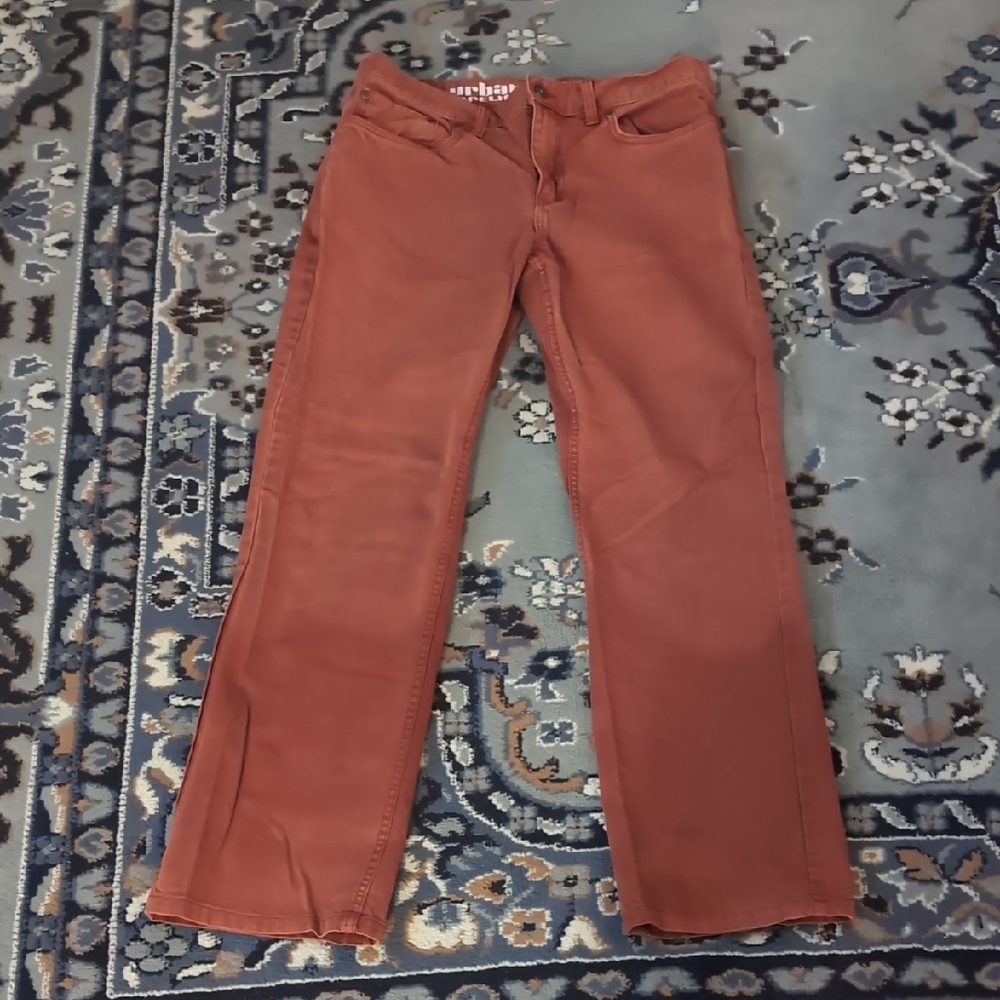 Urban Pipeline Burnt Orange Jeans
